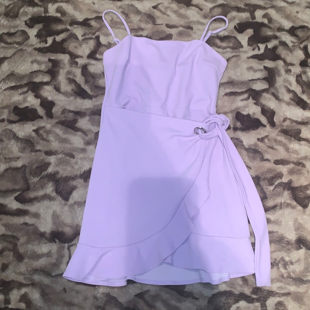 Lilac mini dress